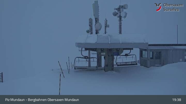 Archiv Foto Webcam Piz Mundaun, Obersaxen Val Lumnezia