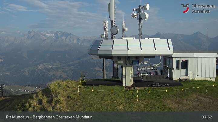 Archiv Foto Webcam Piz Mundaun, Obersaxen Val Lumnezia