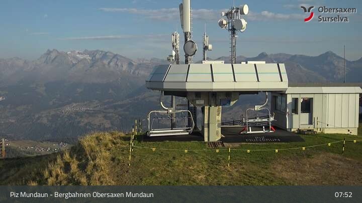 Archived image Webcam Obersaxen Val Lumnezia, Piz Mundaun