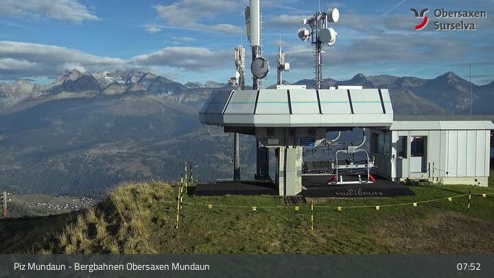 Archiv Foto Webcam Piz Mundaun, Obersaxen Val Lumnezia