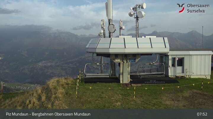 Archived image Webcam Obersaxen Val Lumnezia, Piz Mundaun