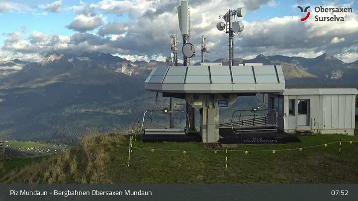Archiv Foto Webcam Piz Mundaun, Obersaxen Val Lumnezia