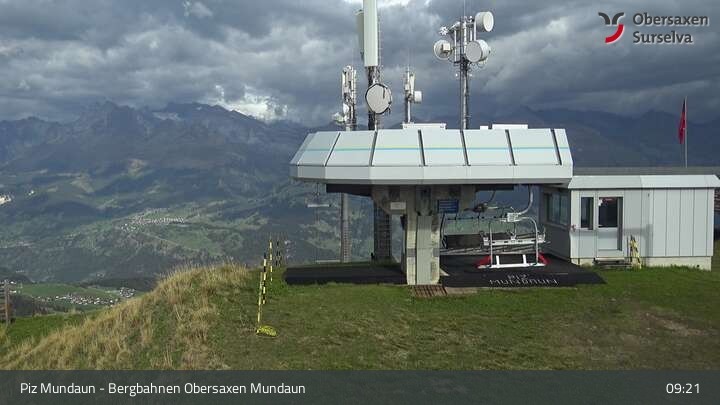 Archiv Foto Webcam Piz Mundaun, Obersaxen Val Lumnezia