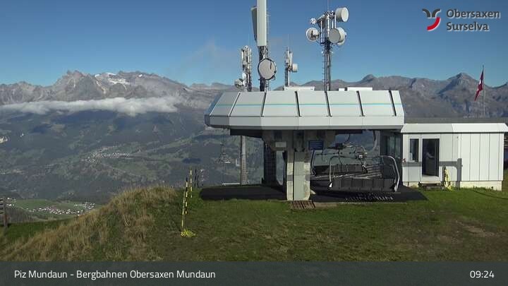 Archiv Foto Webcam Piz Mundaun, Obersaxen Val Lumnezia
