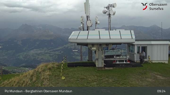 Archiv Foto Webcam Piz Mundaun, Obersaxen Val Lumnezia