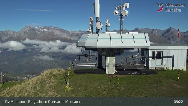 Archiv Foto Webcam Piz Mundaun, Obersaxen Val Lumnezia