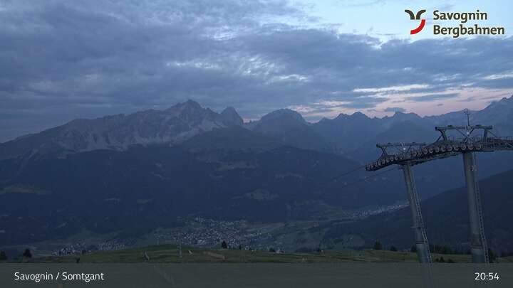 Archiv Foto Webcam Panoramabahn, Savognin in Graubünden