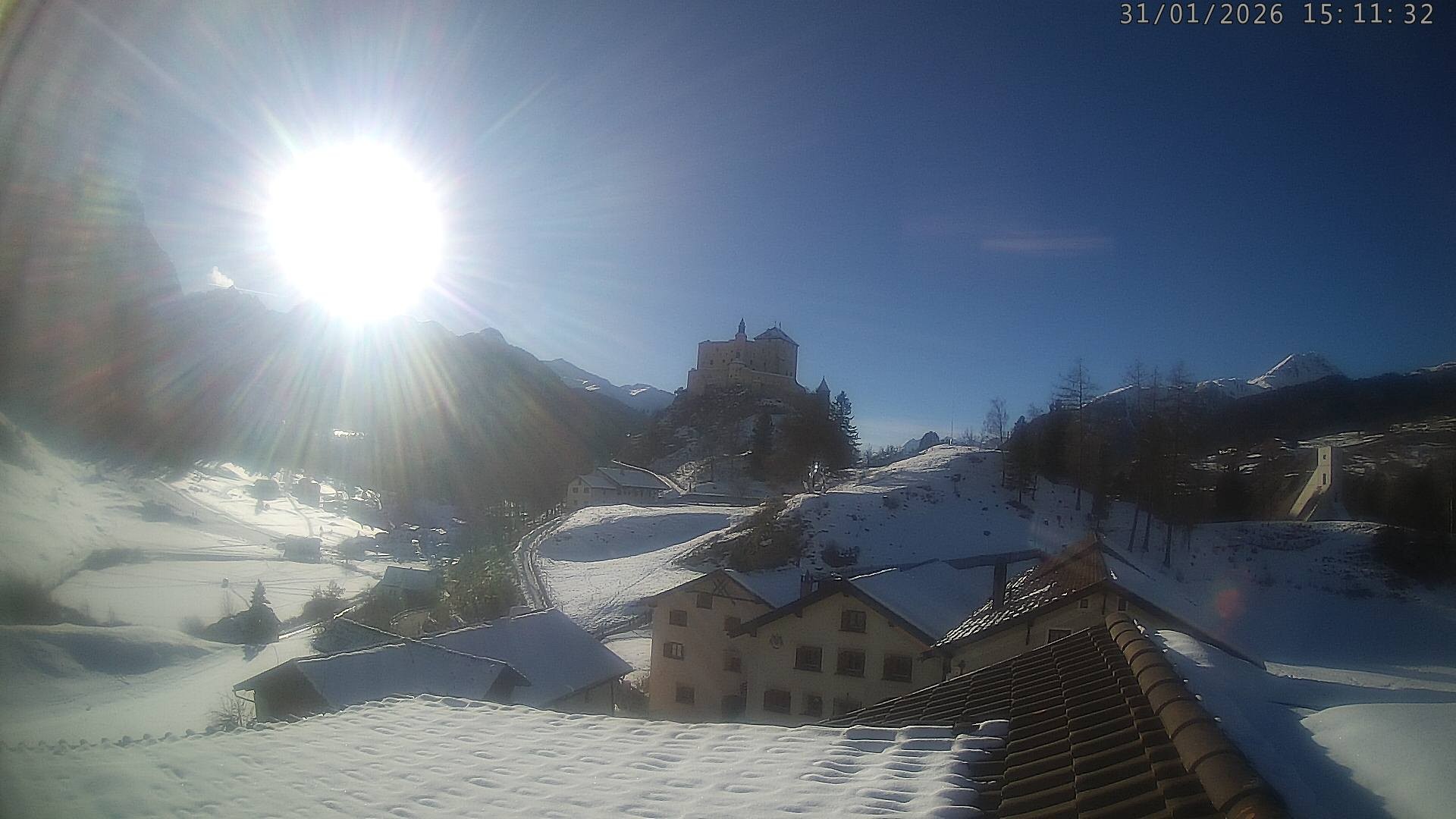 Archiv Foto Webcam Schloss Tarasp, Graubünden