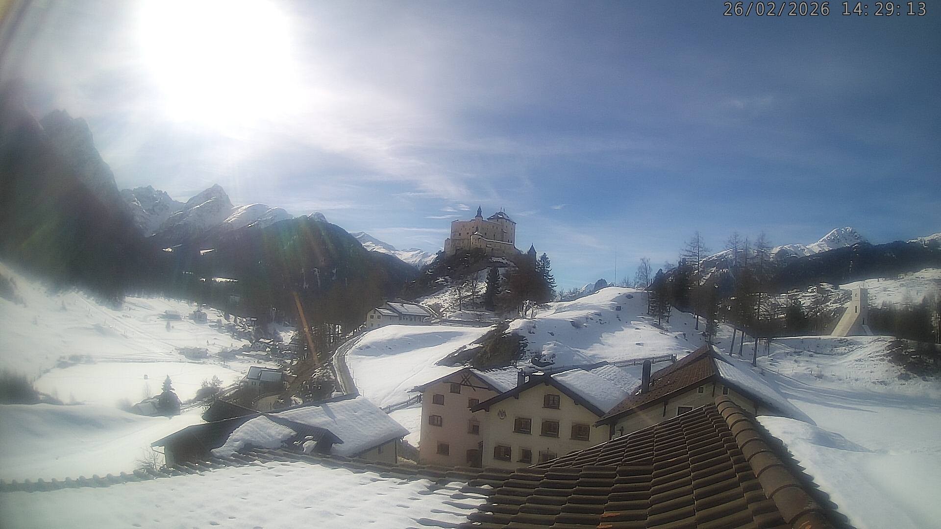 Archived image Webcam Tarasp Castle, Grisons