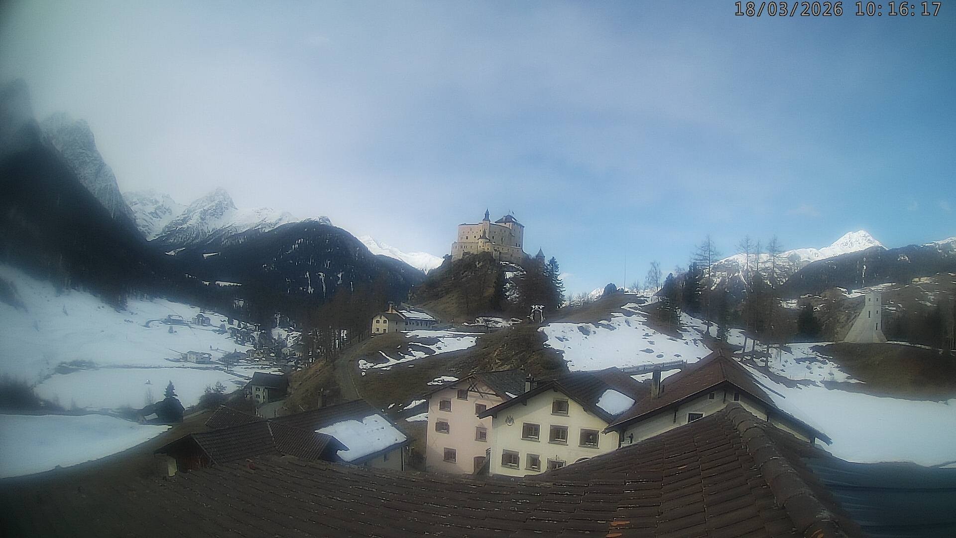 Archived image Webcam Tarasp Castle, Grisons