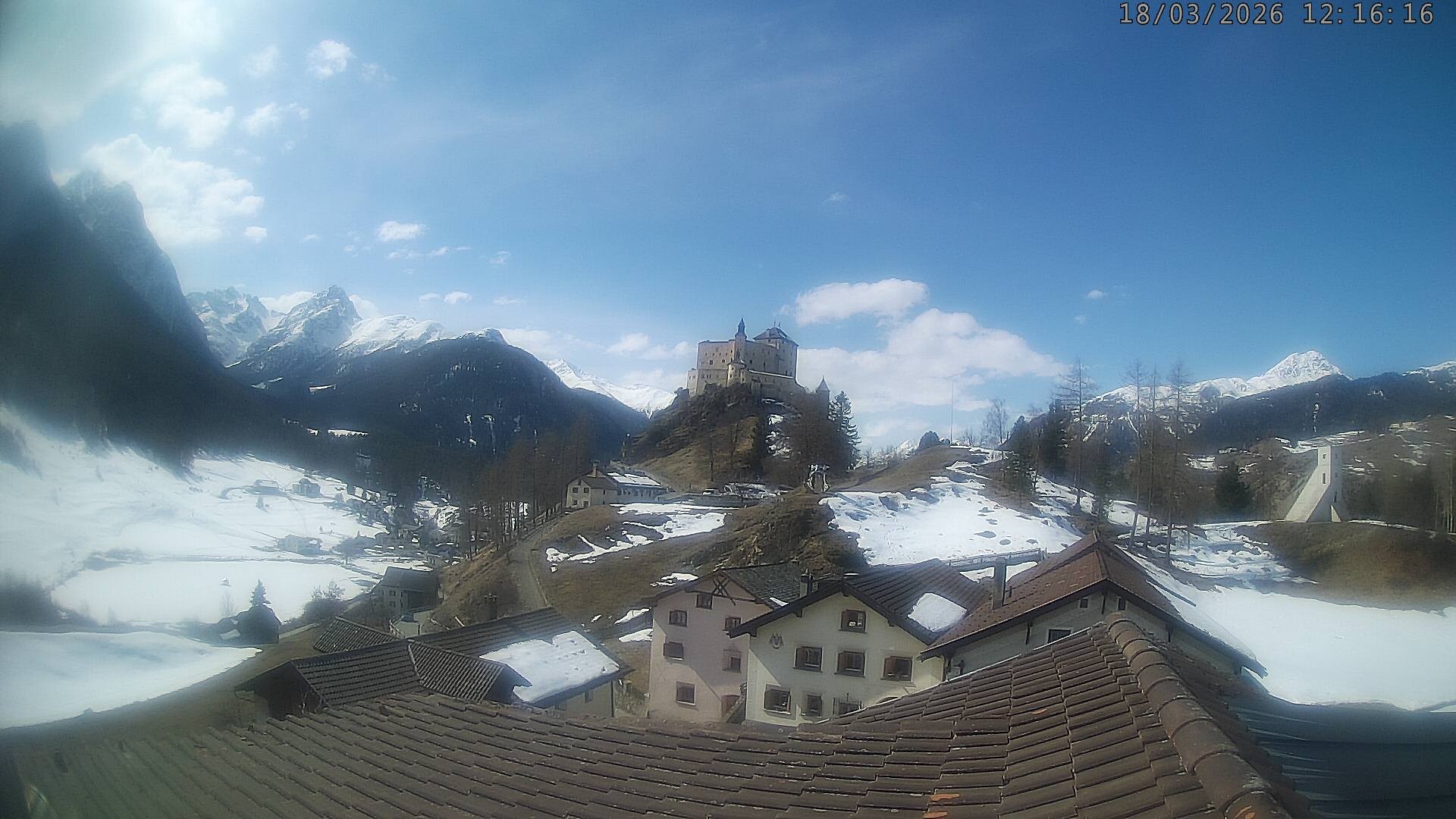 Archived image Webcam Tarasp Castle, Grisons