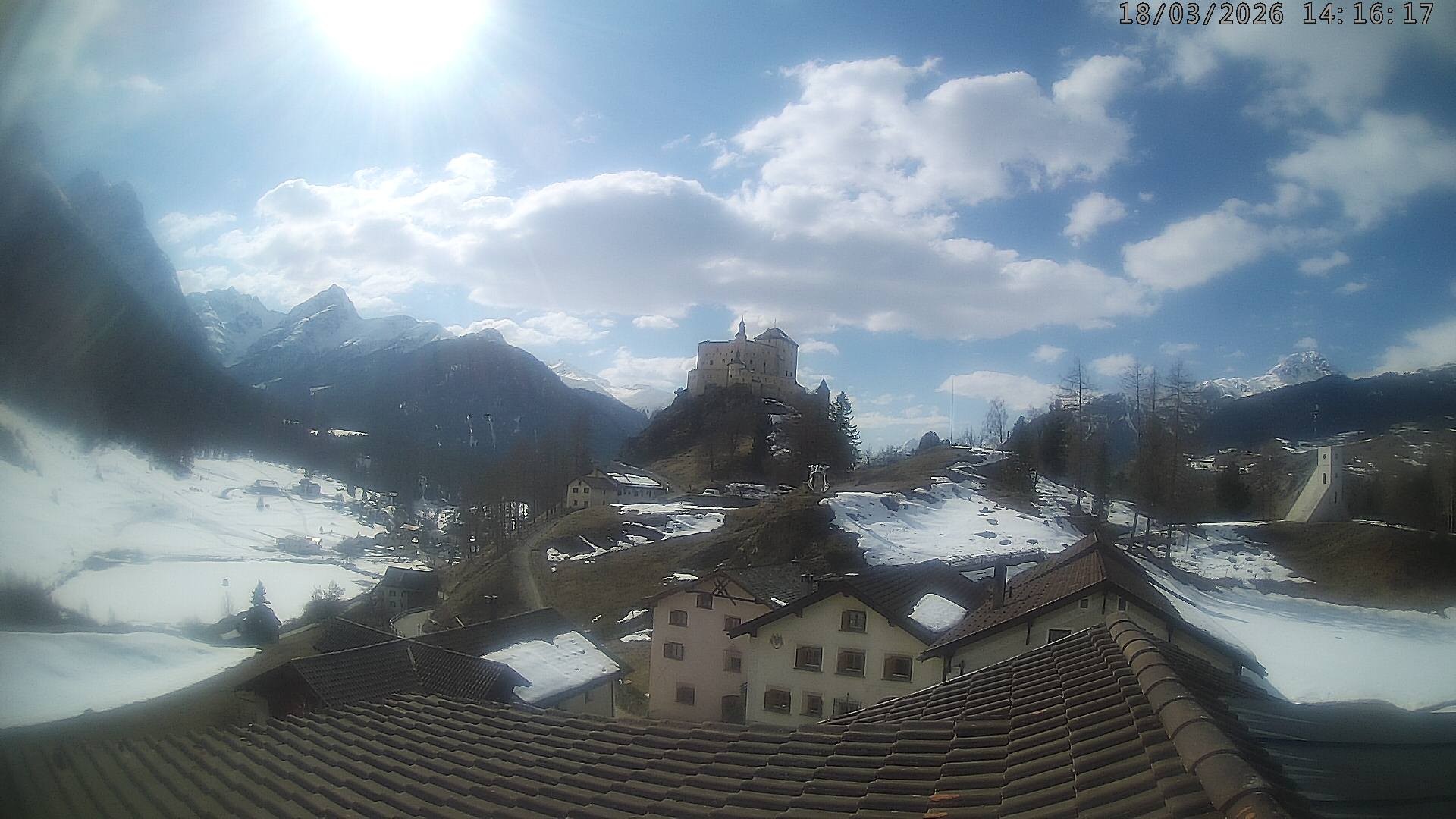 Archived image Webcam Tarasp Castle, Grisons