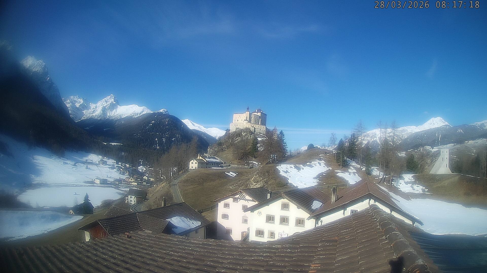 Archiv Foto Webcam Schloss Tarasp, Graubünden