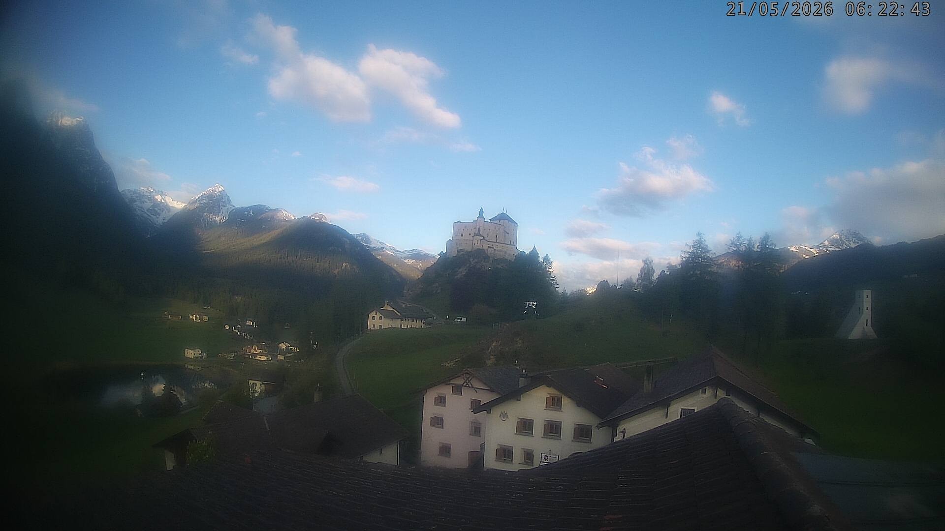 Archived image Webcam Tarasp Castle, Grisons