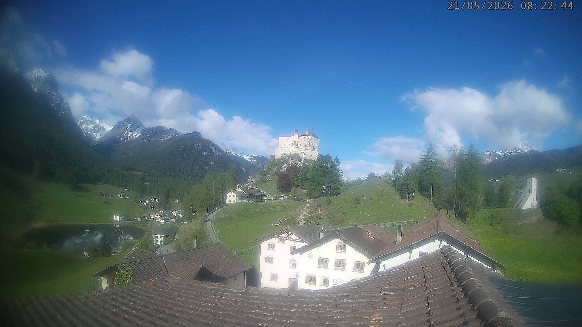 Archived image Webcam Tarasp Castle, Grisons