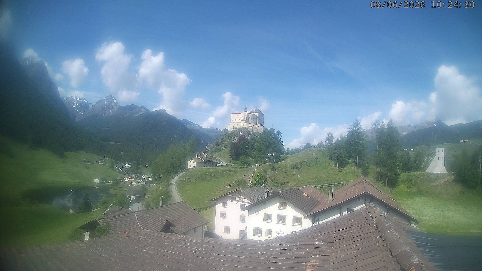 Archived image Webcam Tarasp Castle, Grisons