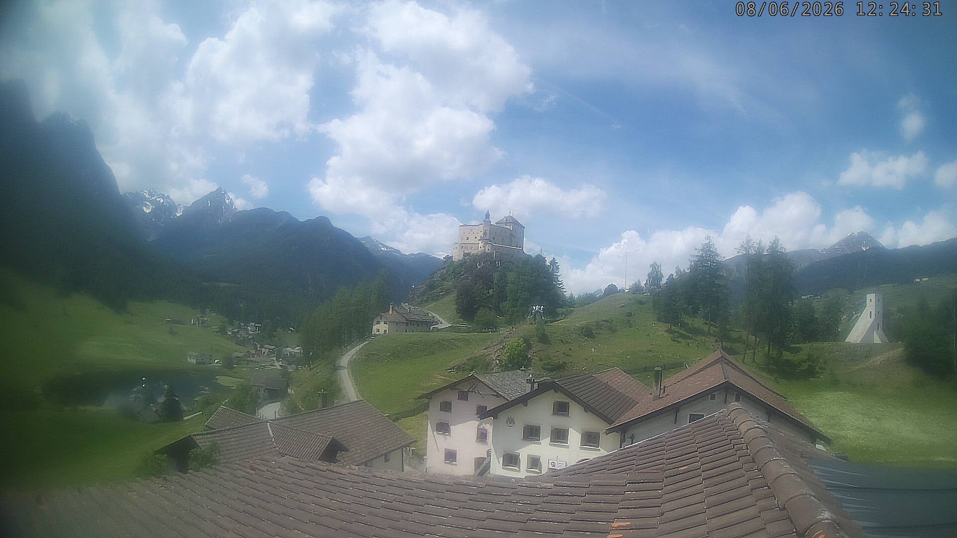 Archived image Webcam Tarasp Castle, Grisons
