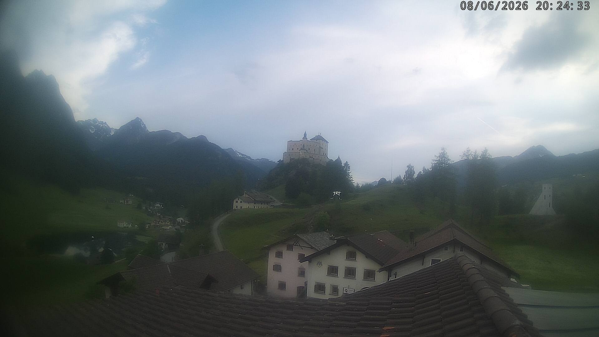Archived image Webcam Tarasp Castle, Grisons