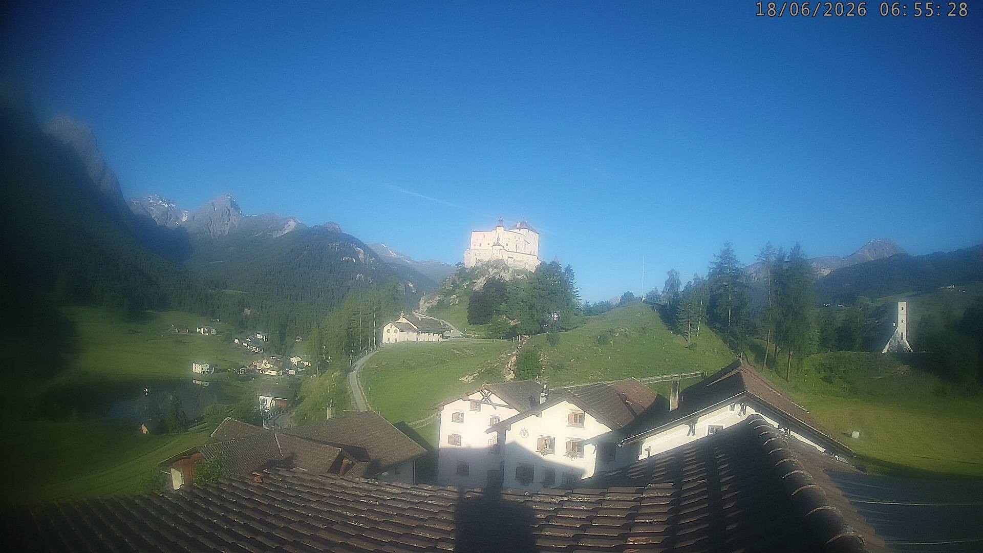 Archiv Foto Webcam Schloss Tarasp, Graubünden
