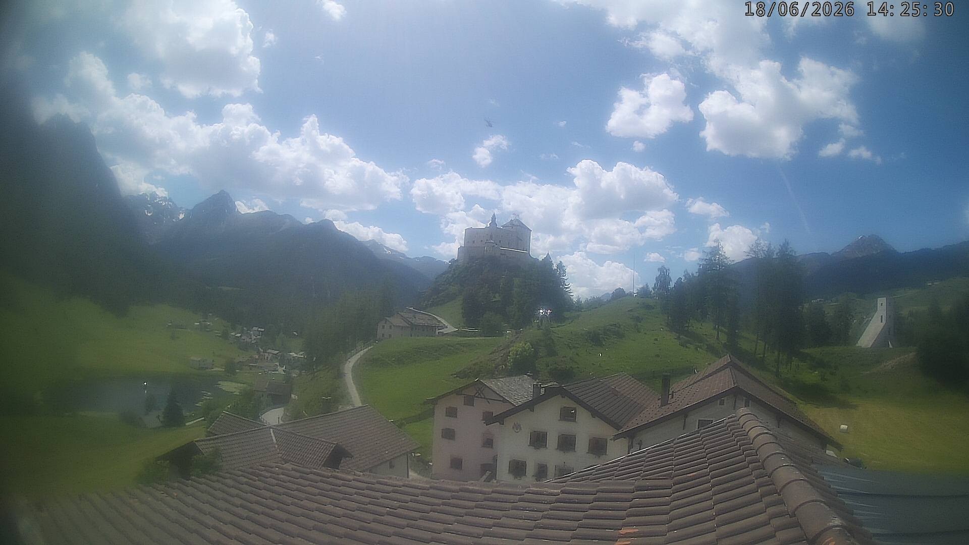 Archived image Webcam Tarasp Castle, Grisons