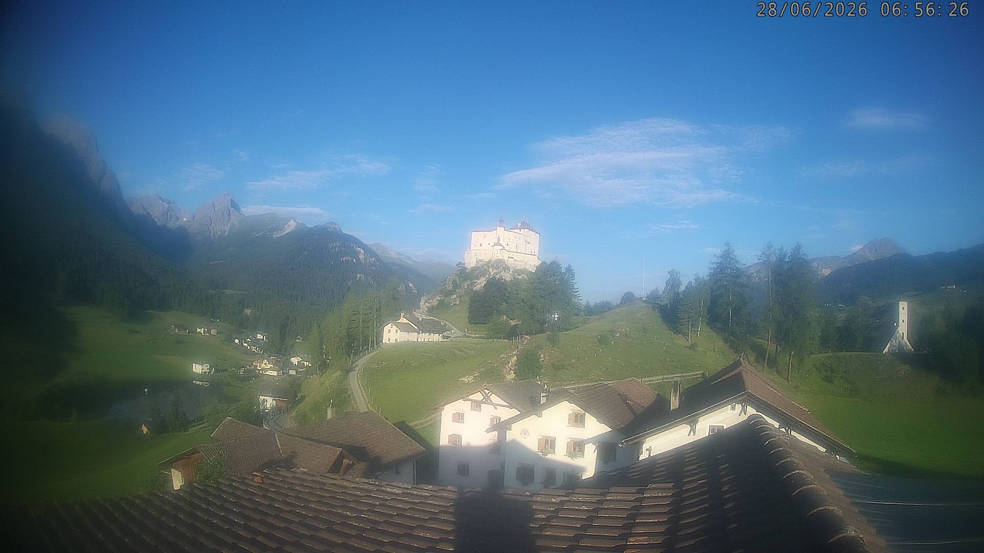 Archiv Foto Webcam Schloss Tarasp, Graubünden