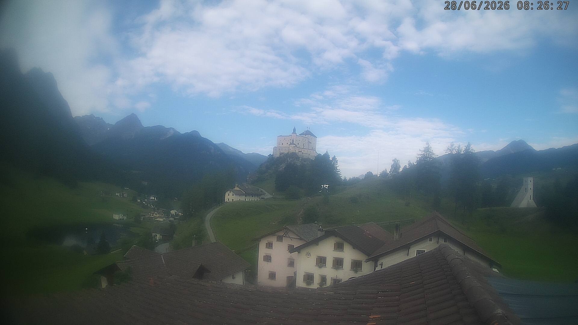 Archiv Foto Webcam Schloss Tarasp, Graubünden
