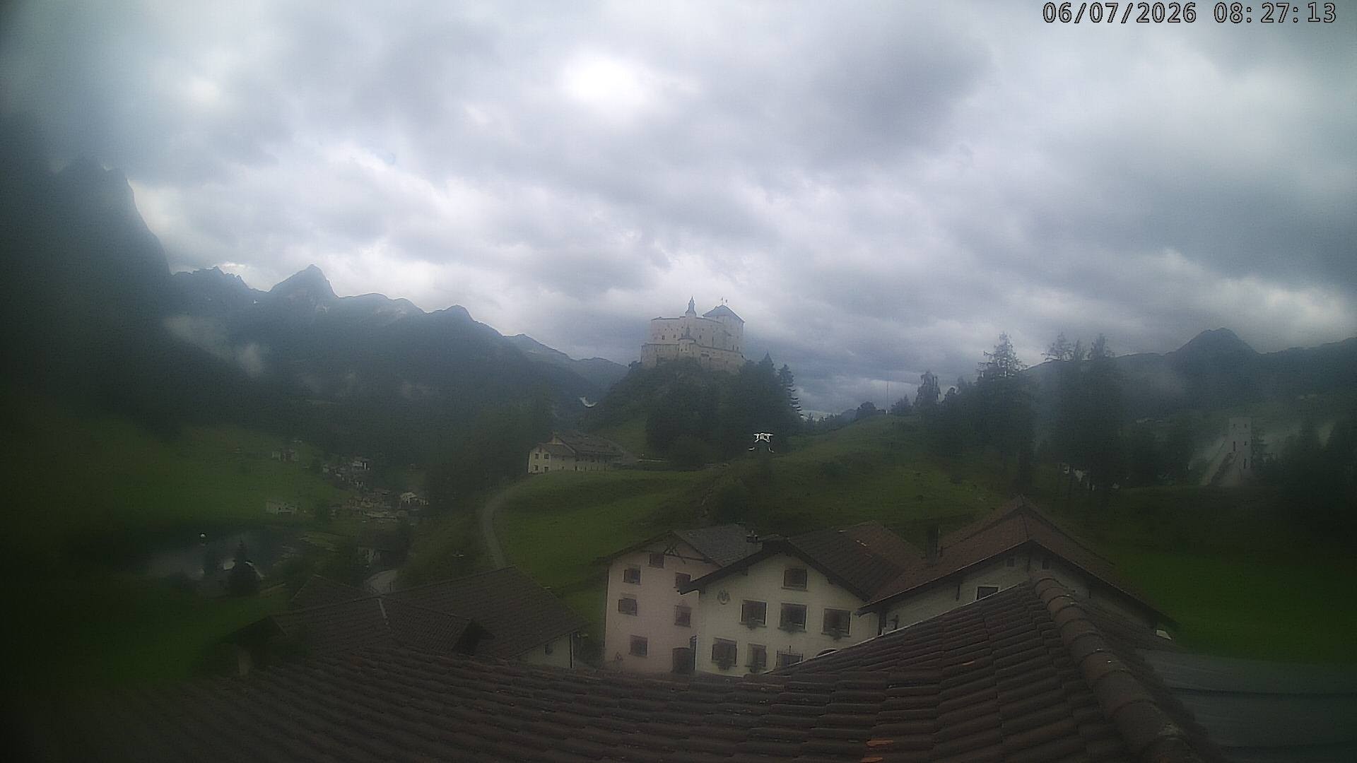 Archived image Webcam Tarasp Castle, Grisons