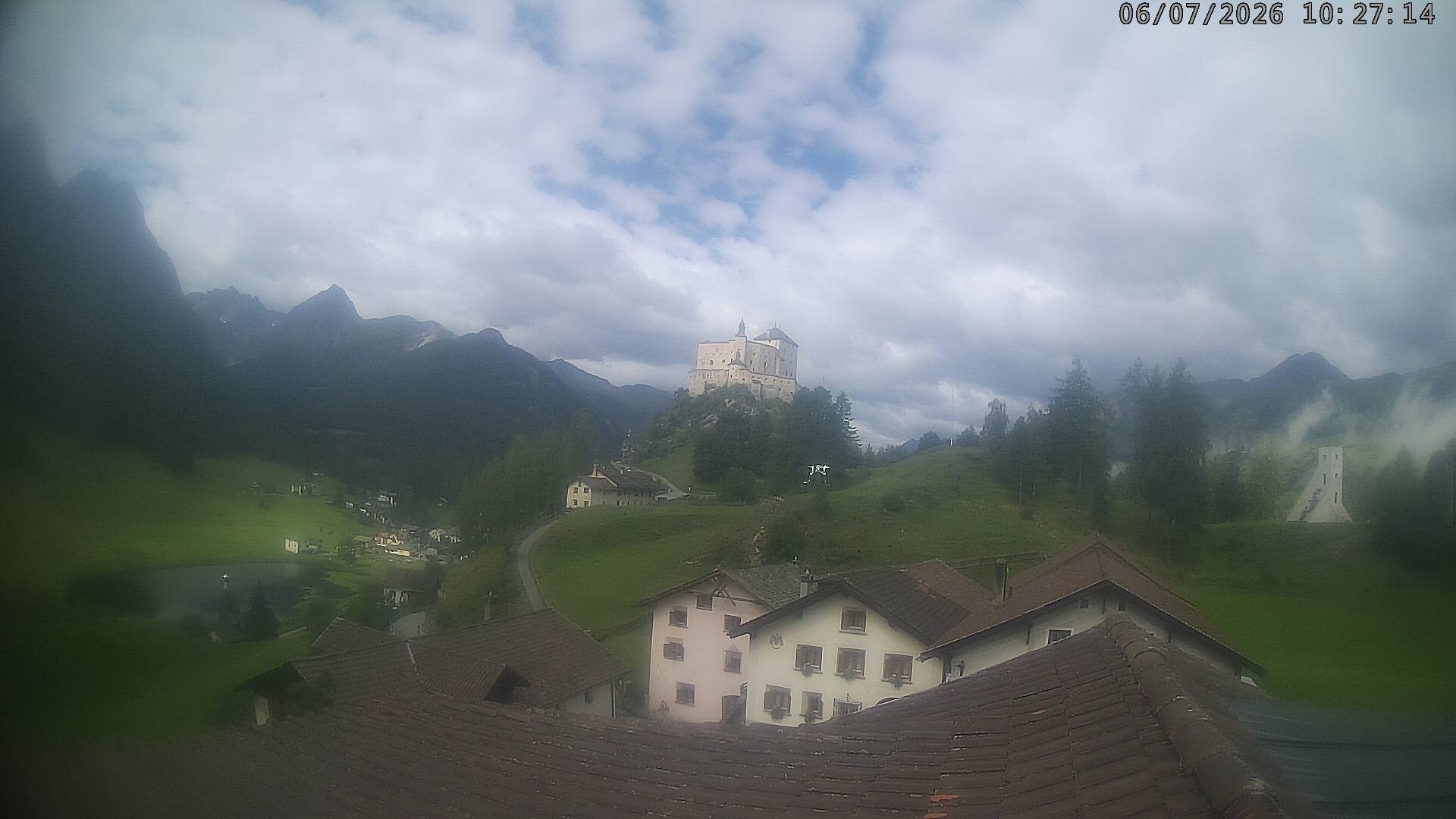 Archived image Webcam Tarasp Castle, Grisons