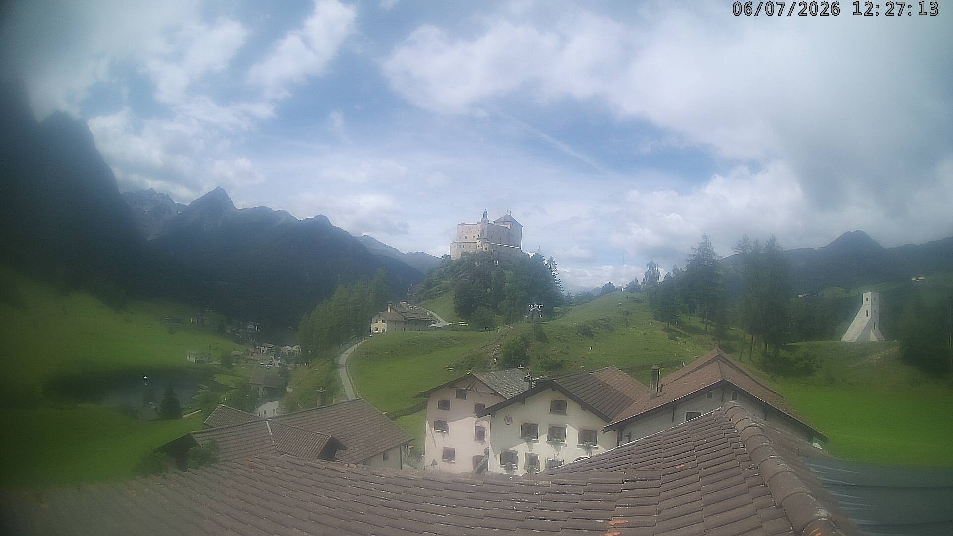 Archived image Webcam Tarasp Castle, Grisons