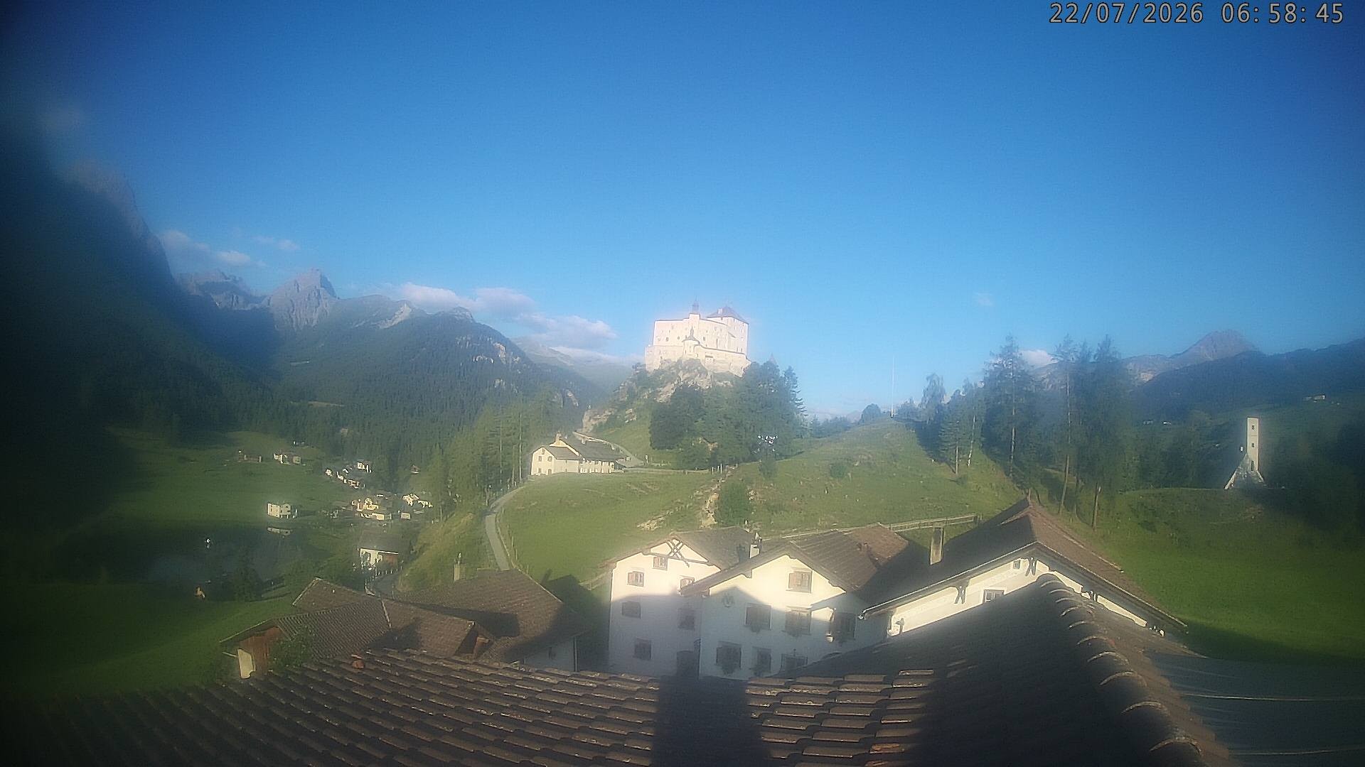 Archiv Foto Webcam Schloss Tarasp, Graubünden