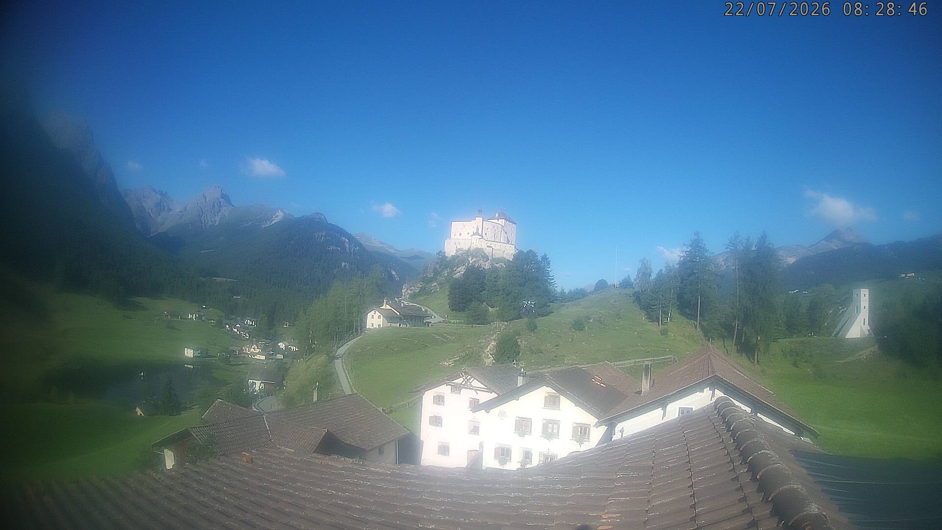 Archiv Foto Webcam Schloss Tarasp, Graubünden