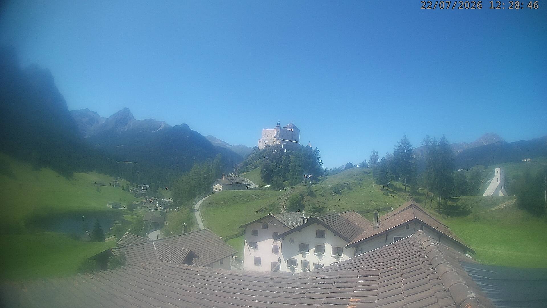 Archiv Foto Webcam Schloss Tarasp, Graubünden