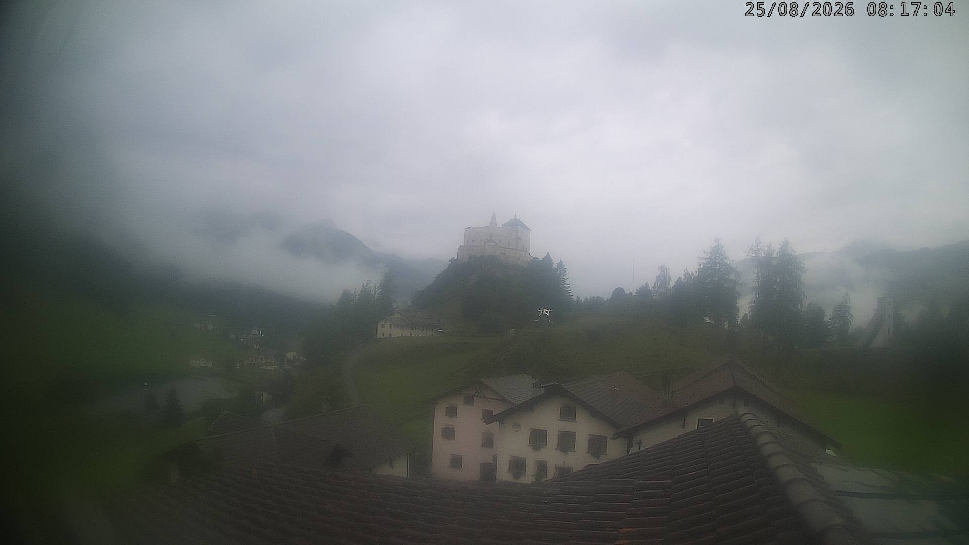Archived image Webcam Tarasp Castle, Grisons