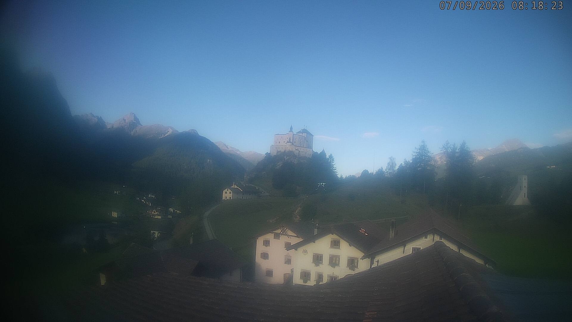 Archiv Foto Webcam Schloss Tarasp, Graubünden
