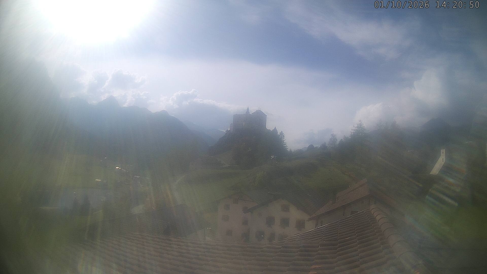 Archiv Foto Webcam Schloss Tarasp, Graubünden