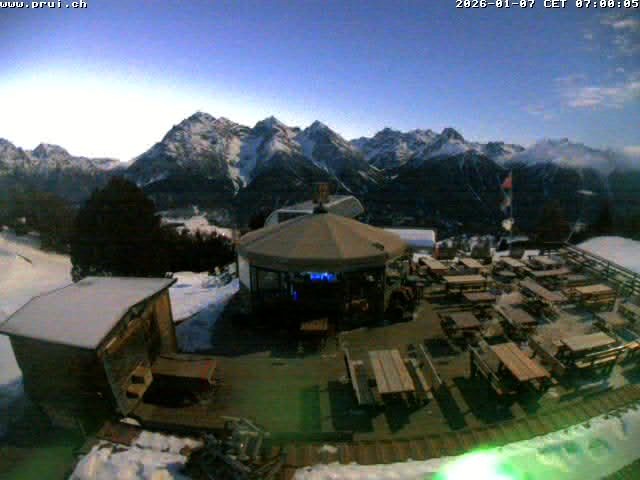 Archiv Foto Webcam Scuol: Bergstation Prui, Ftan