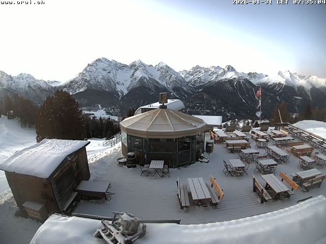 Archiv Foto Webcam Scuol: Bergstation Prui, Ftan