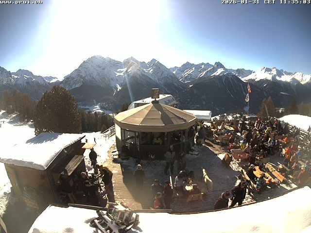 Archiv Foto Webcam Scuol: Bergstation Prui, Ftan