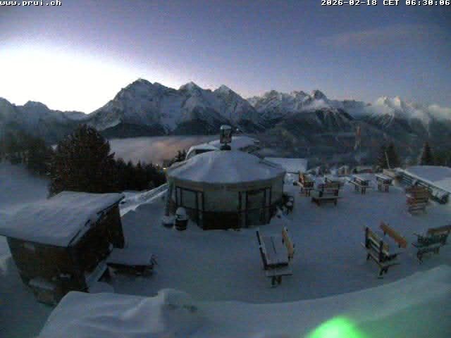 Archiv Foto Webcam Scuol: Bergstation Prui, Ftan