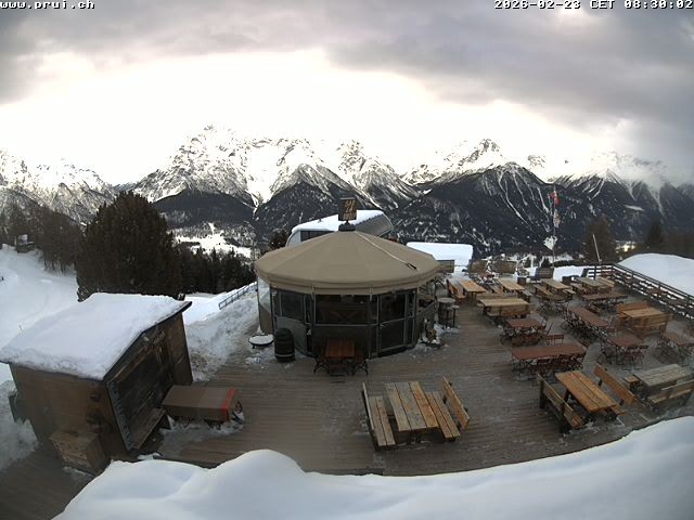 Archiv Foto Webcam Scuol: Bergstation Prui, Ftan