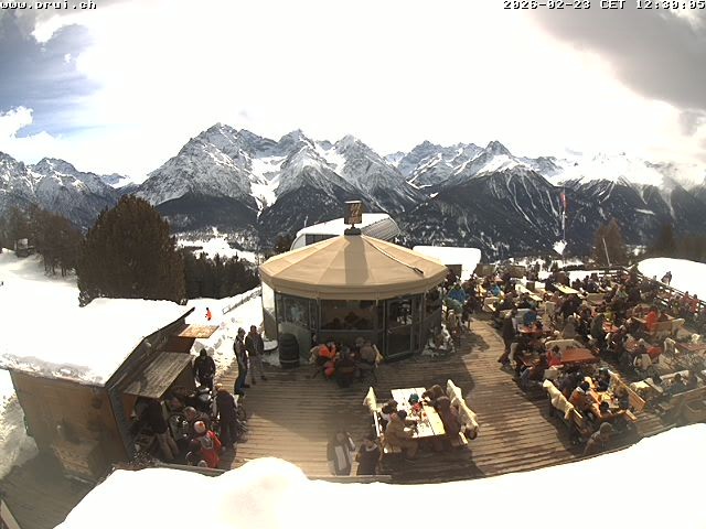 Archiv Foto Webcam Scuol: Bergstation Prui, Ftan