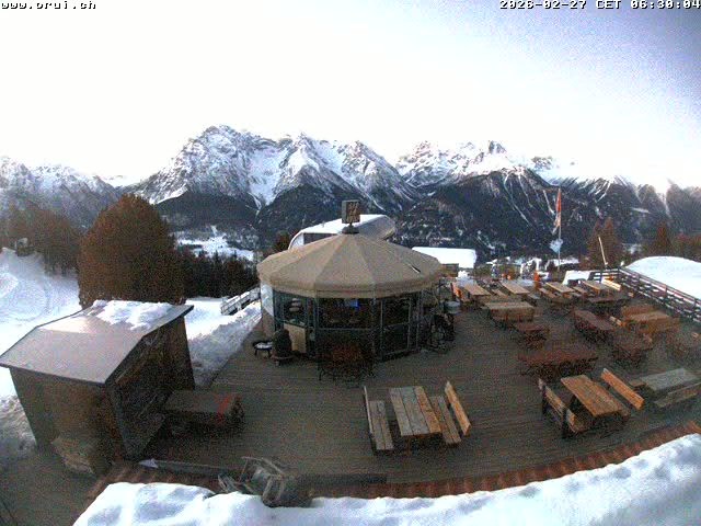 Archiv Foto Webcam Scuol: Bergstation Prui, Ftan