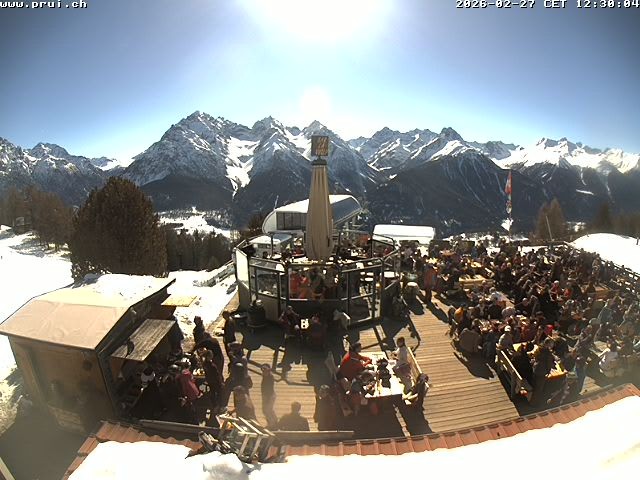 Archiv Foto Webcam Scuol: Bergstation Prui, Ftan