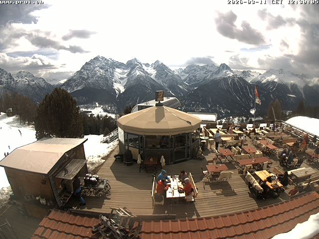 Archiv Foto Webcam Scuol: Bergstation Prui, Ftan