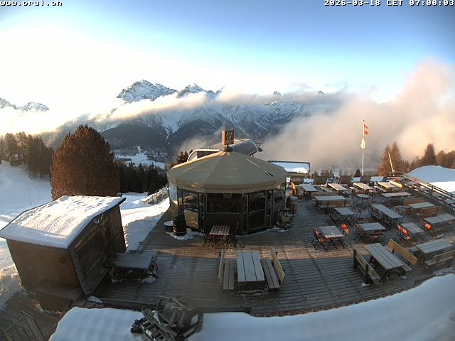 Archiv Foto Webcam Scuol: Bergstation Prui, Ftan