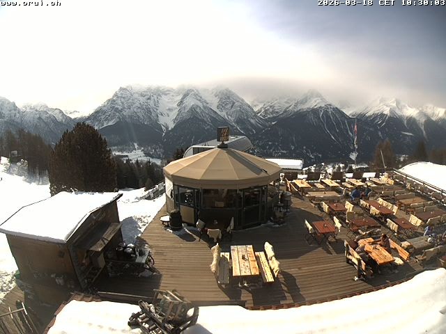 Archiv Foto Webcam Scuol: Bergstation Prui, Ftan