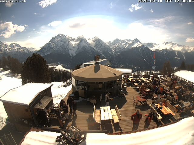 Archiv Foto Webcam Scuol: Bergstation Prui, Ftan