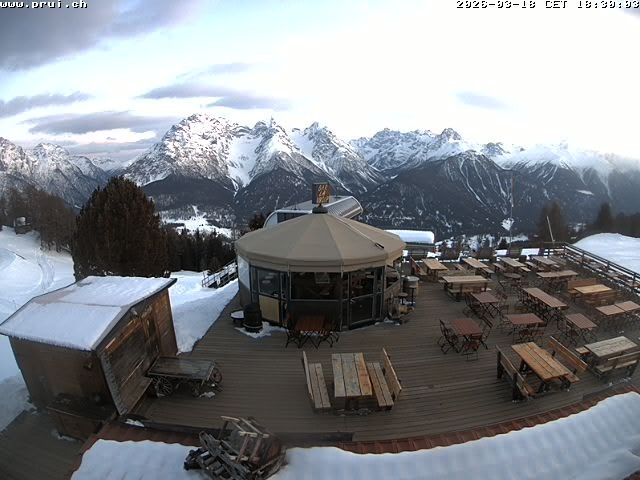 Archiv Foto Webcam Scuol: Bergstation Prui, Ftan