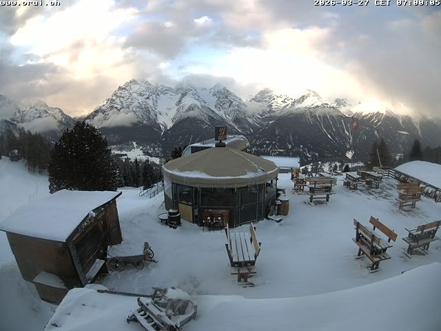 Archiv Foto Webcam Scuol: Bergstation Prui, Ftan