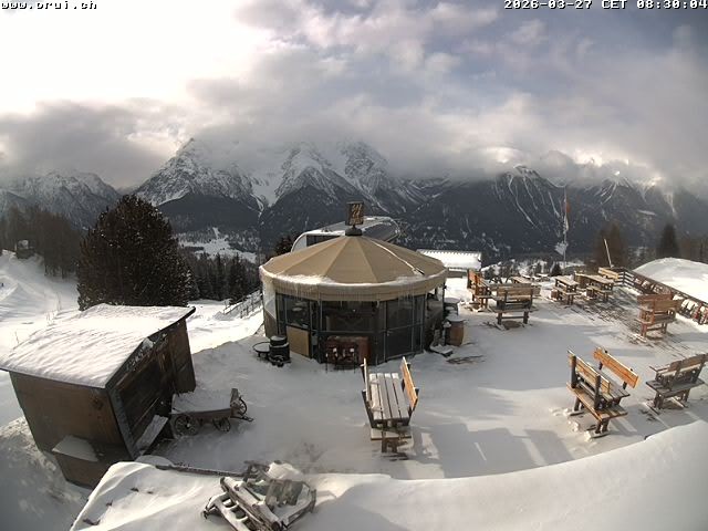 Archiv Foto Webcam Scuol: Bergstation Prui, Ftan